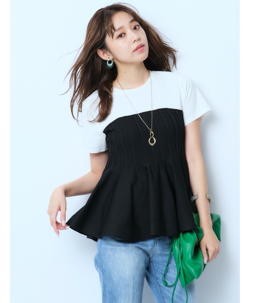 JUSGLITTY（ジャスグリッティー）の「レイヤードライクニット（ニット