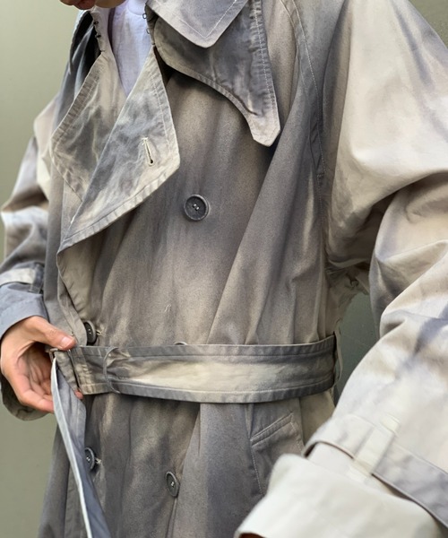 YOKE（ヨーク）の「YOKE/ヨーク/SPRAY PRINTED TRENCH SP（トレンチ
