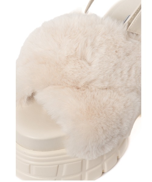 セール】【R&E】クロスファーバックベルト厚底サンダル（サンダル