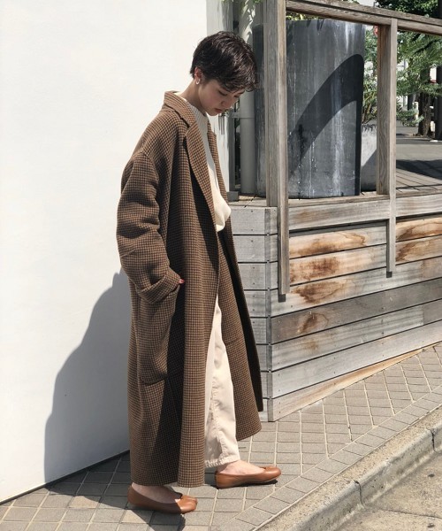 TODAYFUL（トゥデイフル）の「オーバーチェックコート（チェスター