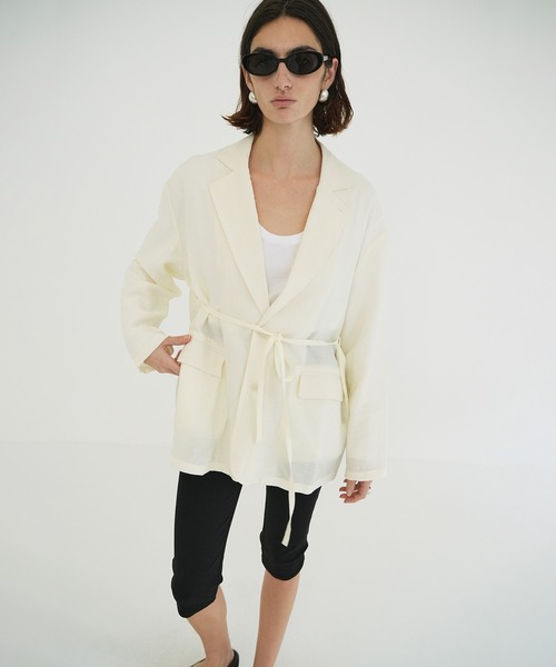 CLANE（クラネ）の「2WAY SHEER JACKET（テーラードジャケット）」 - WEAR