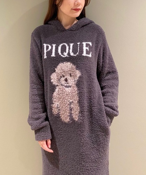 gelato pique（ジェラートピケ）の「トイプードルジャガードワンピース
