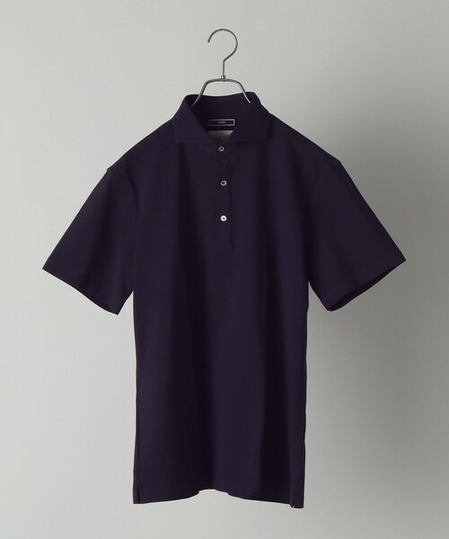セール】SHIPS：ALBINI 32ゲージ カノコ無地 ポロシャツ（ポロシャツ