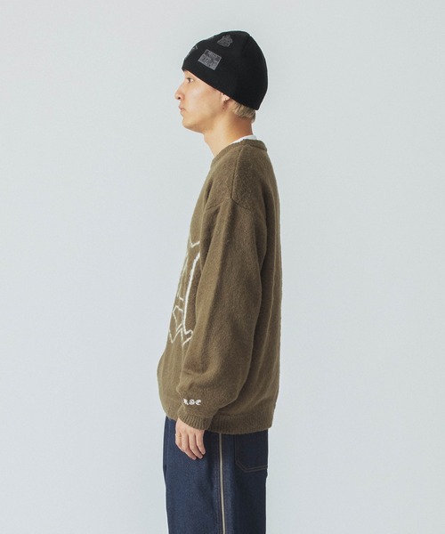 XLARGE（エクストララージ）の「OLD ENGLISH MOHAIR CREWNECK KNIT