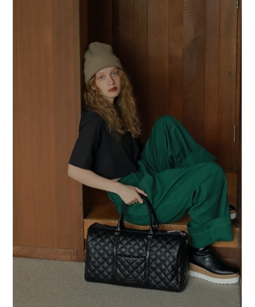 AMAIL（アマイル）の「Quilting boston bag（ボストンバッグ）」 - WEAR
