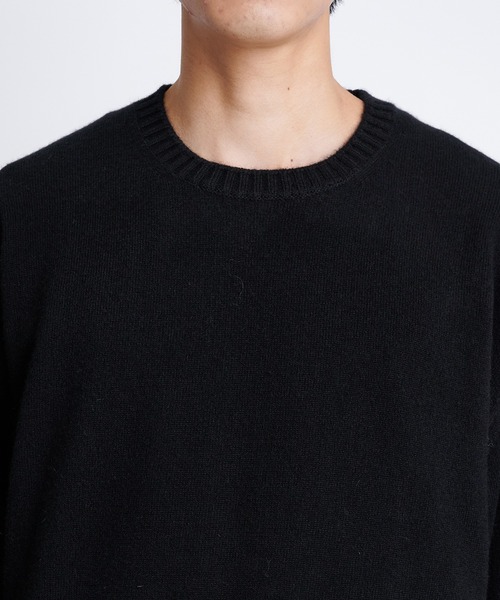 gim context/ジムコンテキスト】Cashmere Long Sleeve Knit T-shirt