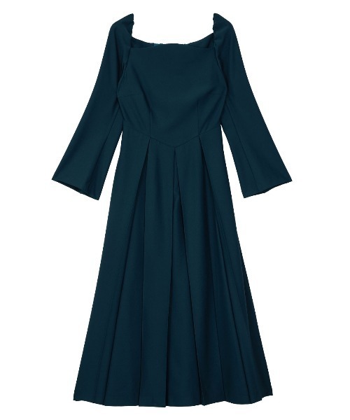 Ameri（アメリ）の「2WAY OFF SHOULDER TUCK PLEATS DRESS（ドレス