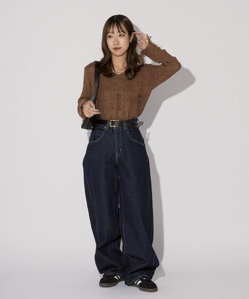 LEVI'S/リーバイス スーパーバギーバレル デニムパンツ ワイド 2026年