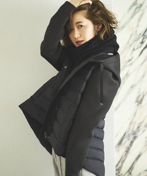 セール】ダンボールニット ライトダウンジャケット(Aタイプ/後ろジップ