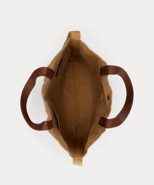 レザートリム キャンバス トート（トートバッグ）｜RRL（ダブル アール