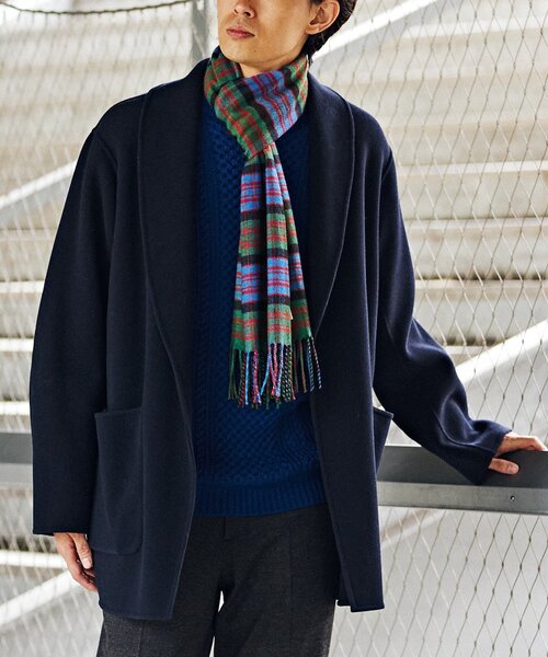 EDIFICE（エディフィス）の「ブランケットリバー ショールカラーハーフ