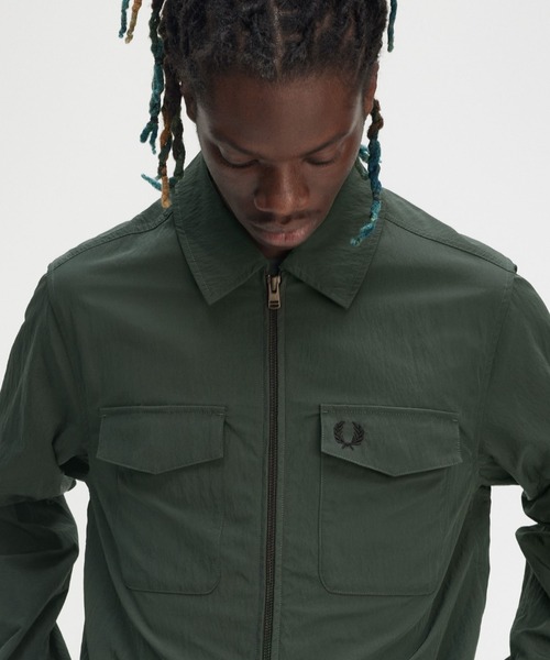 FRED PERRY（フレッドペリー）の「Zip Overshirt／ジップアップ