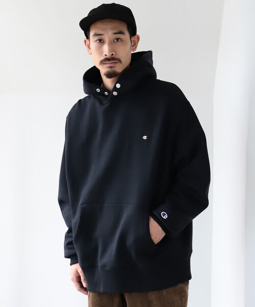 Champion（チャンピオン）の「Champion × BEAMS / 別注 Snap Hoody