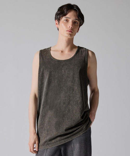 CLEL】High Vintage Design Layered Tank Top/ハイヴィンテージ