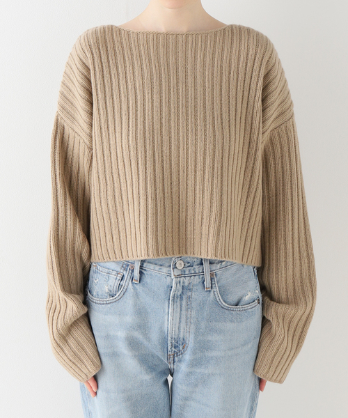 Deuxieme Classe（ドゥーズィエムクラス）の「Cropped Wide リブ プル