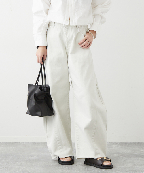 plage（プラージュ）の「《追加》balloon tapered パンツ2（デニム