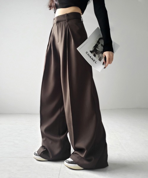 セール】【 選べる5サイズ／5カラー 】ダブルタックヘビーワイド