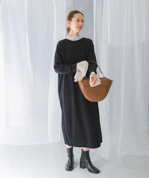 セール】カシミヤ混2WAYニットワンピース（ワンピース）｜URBAN