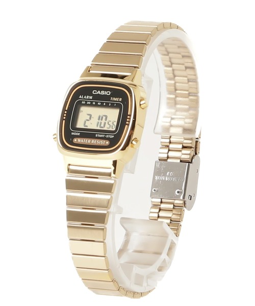 ☆CASIO（カシオ)☆ゴールド デジタルミニ 腕時計（デジタル腕時計