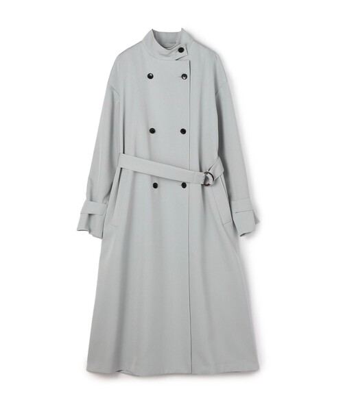 カバートクロス スタンドカラーコート（トレンチコート