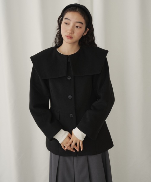 GIUNON（ジウノン）の「big collar coat / ビッグカラーコート（その他