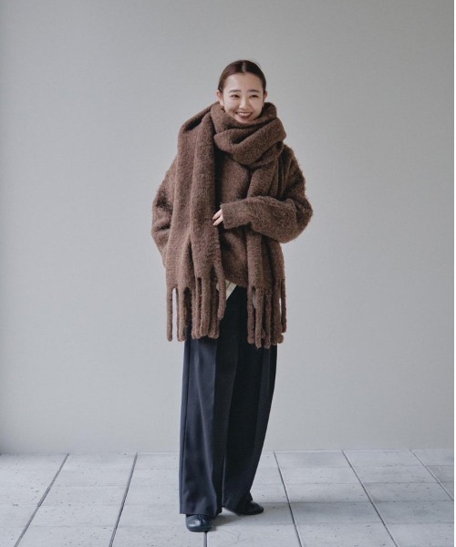 TODAYFUL（トゥデイフル）の「brushed volume stole（マフラー）」 - WEAR
