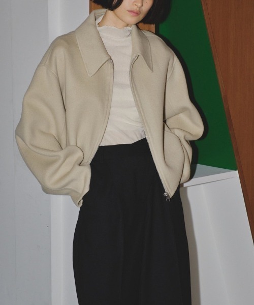 TODAYFUL（トゥデイフル）の「TODAYFUL Wool Zip Blouson ウールジップ