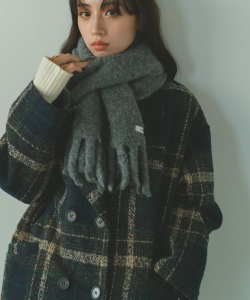 ツイードチェックジャケットコート（その他アウター）｜VANNIE U