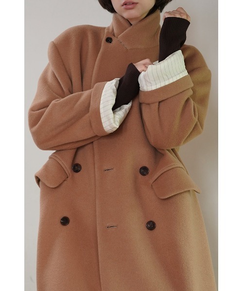 CLANE（クラネ）の「CLANE/クラネ/PEAKED LAPEL OVER LONG COAT