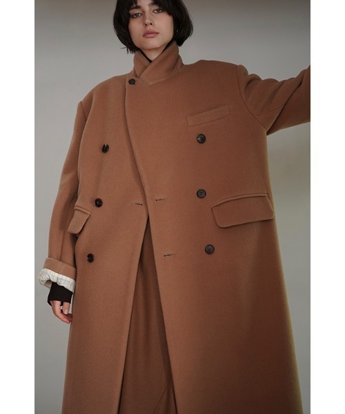 CLANE（クラネ）の「CLANE/クラネ/PEAKED LAPEL OVER LONG COAT