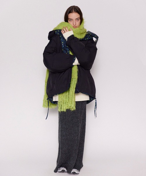 MAISON SPECIAL（メゾンスペシャル）の「Shaggy knit Muffler/シャギー