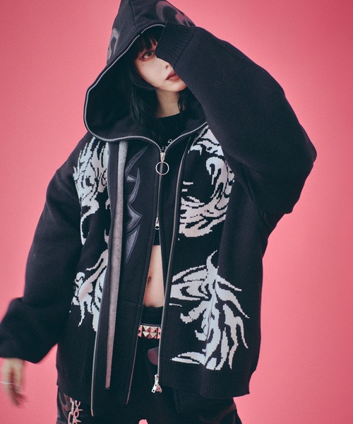 GALFY（ガルフィー）の「『GALFY/ガルフィー』卍ドライバーズニット