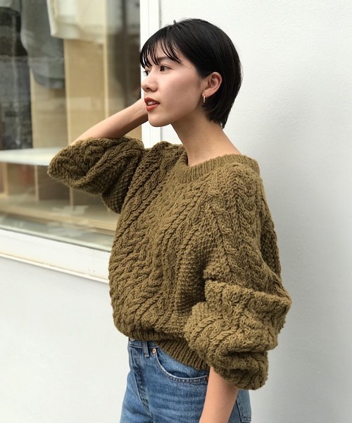 TODAYFUL（トゥデイフル）の「ケーブルウールニット（ニット/セーター