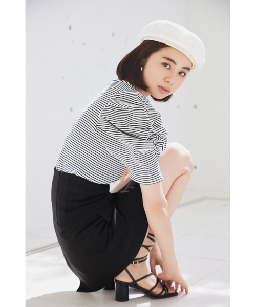 SNIDEL（スナイデル）の「Sustainableハイウエストキュロットショート