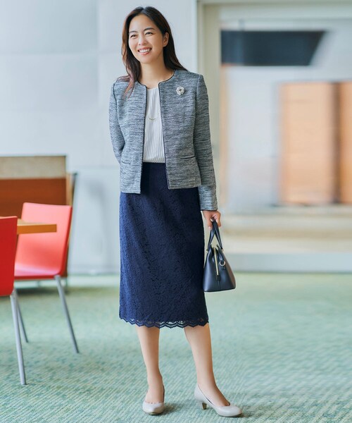 OPAQUE.CLIP（オペークドットクリップ）の「◇DELEGANTツイードノー