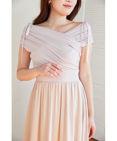 Her lip to（ハーリップトゥー）の「Gathered Bicolor Dress