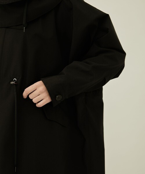 VACHEMENT/ヴァシュモン】リサイクルシェルタフタショートモッズコート