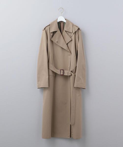 6（ロク）の「＜6(ROKU)＞COTTON SILK TRENCH COAT/コート（トレンチ
