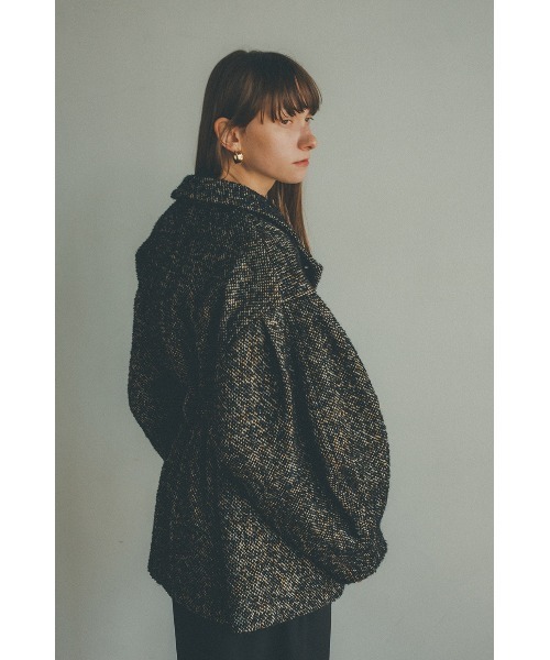 CLANE（クラネ）の「MIX LOOP TWEED BOX COAT（テーラードジャケット