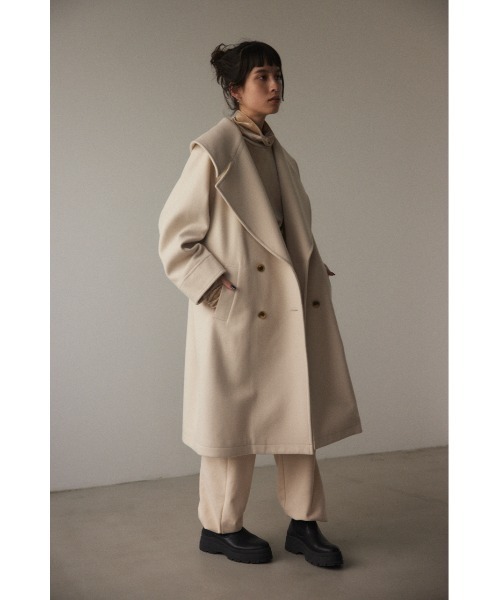 BLACK BY MOUSSY（ブラックバイマウジー）の「big collar coat（ビック