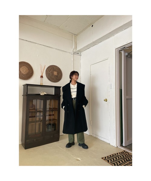 BLACK BY MOUSSY（ブラックバイマウジー）の「big collar coat（ビック