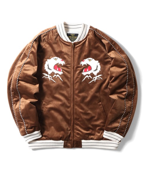 HOUSTON ヒューストン VELVETEEN TIGER SOUVENIR JACKET 別珍 虎刺繍