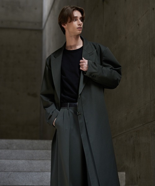 CLEL（クレイル）の「【CLEL】Prime TR Double Lapel Coat / プライム