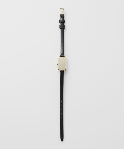 agete（アガット）の「スクエアフェイス革ベルトウォッチ 【AGETENO.26