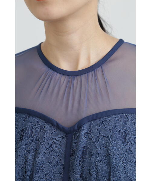 JILL STUART（ジルスチュアート）の「◇チュールミックスレースドレス