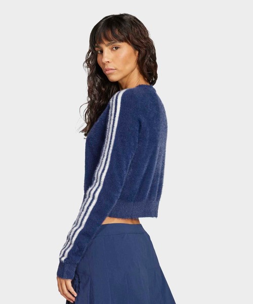 adidas（アディダス）の「フラッフィー ニットカーディガン / シャギー