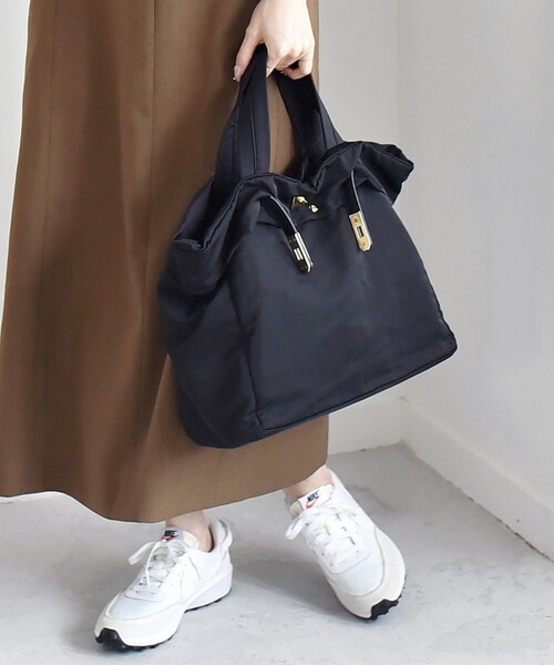 quaranciel: ベルトデザイン 2way トートバッグ（A4対応）（トート