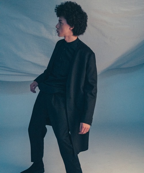 MINEDENIM（マインデニム）の「T.Wool Denim Collarless CT（ノー