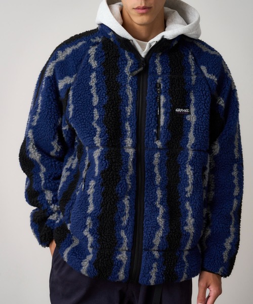 セール】RIPPLE SHERPA JACKET｜リップルシェルパジャケット（ブルゾン