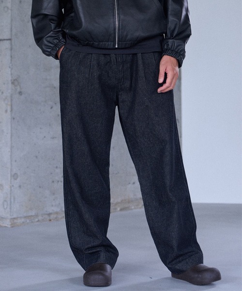 Levi's/リーバイス PREMIUM BLACK DENIM SLACKS（デニムパンツ